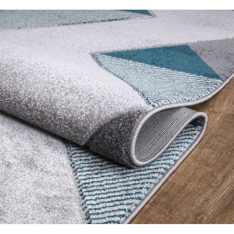 Geometric Area Rug, Rectangle 60 x 110cm