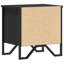 Alliyah 40cm W Metal Bedside Table-758425479