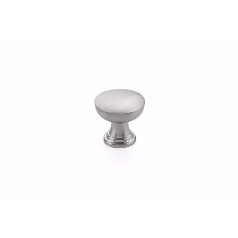 Overland Circle Knob, Satin Nickel, 1.25''