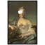 «Paint Stroke Face French Woman»-98579460-98579461