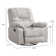 Primiana 38.2" Wide Modern and Overstuffed Soft Chenille Swivel And Rocker Manual Recliner With Removable Armrests