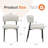 Curved Back Upholstered Dining Chair-2044335108