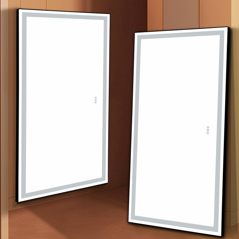 Metal Flat Wall Mirror, 72" x 36"
