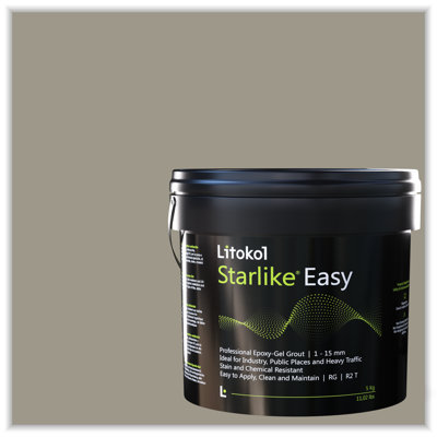 Tile Doctor Starlike Easy Two-Part Epoxy Grout & Tile Adhesive in 8 Colors, 5.5 lb, Indoor/Outdoor for Shower, Pool, Bathroom, Kitchen & Sauna