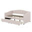 Twin Size Upholstered Daybed With Two Drawers-1007061137