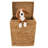 Gertrudes Rectangular Laundry Hamper with Hinged Lid-2070391681