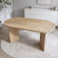 Extendable Dining Table 160/200 x 90 cm, Seats 6-8 People, Simple Style Table with Rounded Corners and Thickened Tabletop, Oak Color