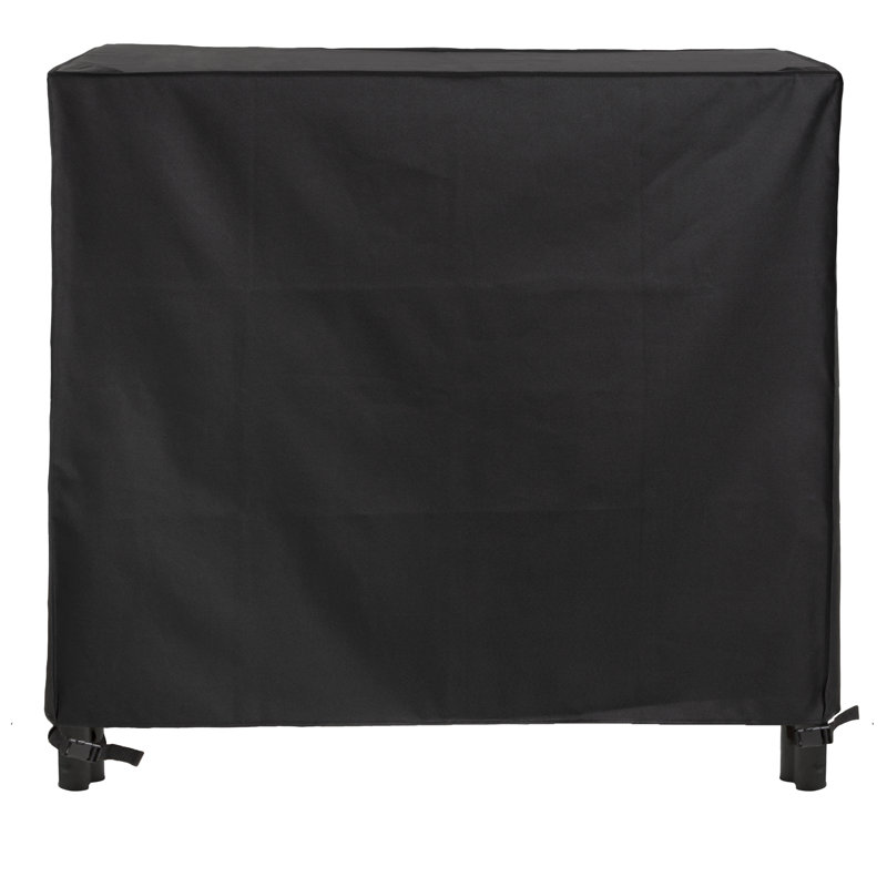 Housse pour support à bûches Monterey de Modern Modern, l 96 po x l 24 po x H 42 po, noir, H 42 po x l 24 po x L 48 po