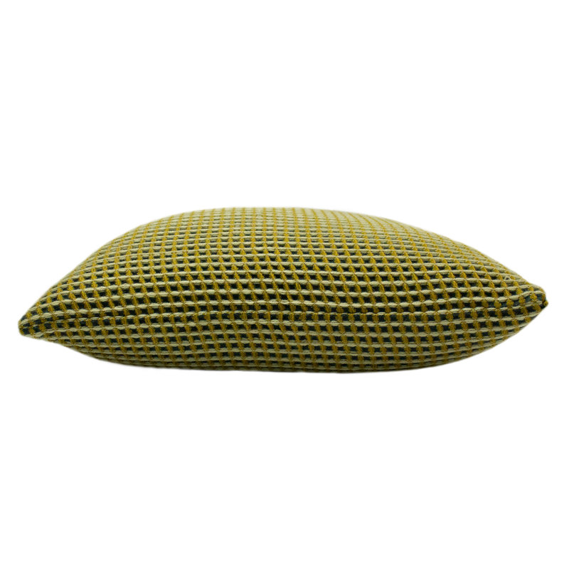 Geometric Square Throw Cushion, Ochre