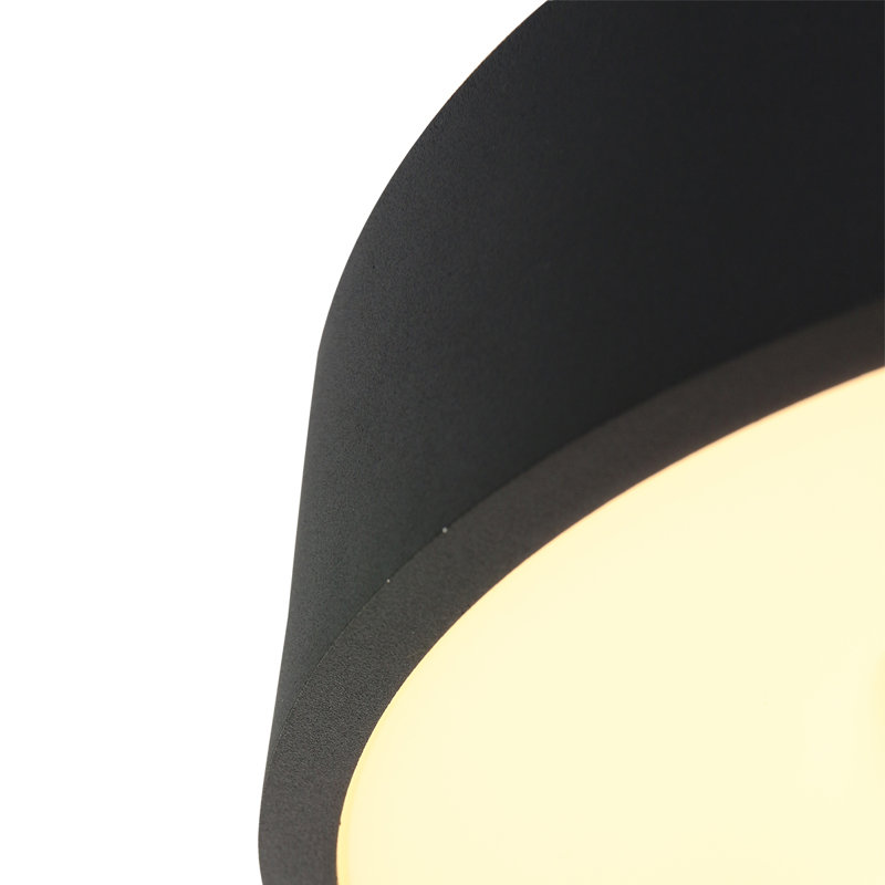 Aukievah LED Flush Mount, Black
