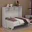 Lit escamotable double avec bureau