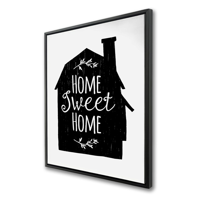 Home Sweet Home - Décoration sur toile de campagne