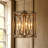 4-  Light Dimmable Drum Chandelier