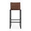 Tabouret en cuir véritable Augusta-973264336-1039562347