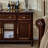 Retro Solid Wood Sideboard Cabinet