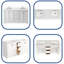 Meuble-lavabo double 60 po avec comptoir