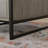 L-Shaped Desk, Brown finish