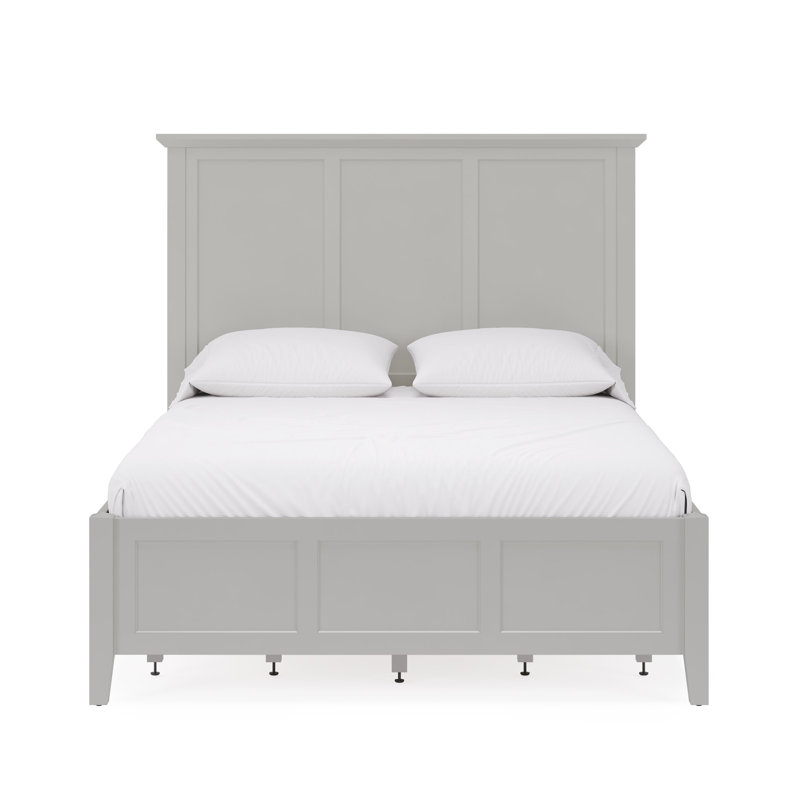Renee Storage Platform Bed, California King, Gray