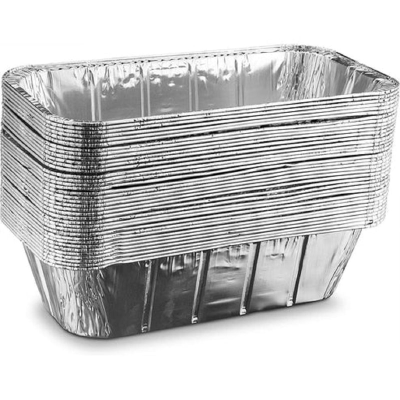 Disposable 5 lb Rectangular Loaf Pans / Aluminum Baking & Serving Pans