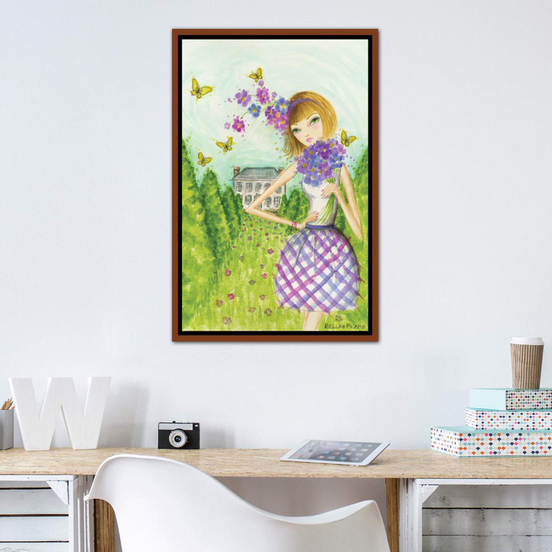 Framed Art, 40" H x 26" W x 1.5" D, Classic Wood Framed Canvas
