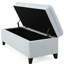 Siège de rangement bleu - Fauteuil en tissu confortable 49,68 x P 19,92 x l 18,30h-1529636355