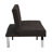 Material Bed For Superior Comfort Stylish With 33.72 In. Width And Stainless Leg-1875779426