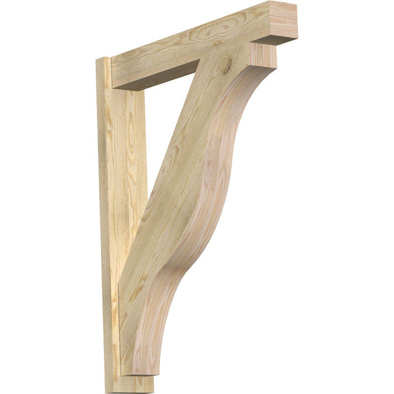 Jeu de blocs Funston, Sapin Douglas de 6 po (sciage brut), P 34 po x H 42 po