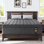 Matelas hybride rafraîchissant avec support de bord amélioré, certifié Certipur-US, soulagement de la pression et isolement des mouvements