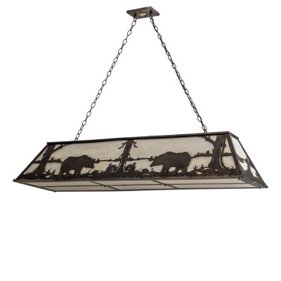 Luminaire suspendu linéaire 9 lumières