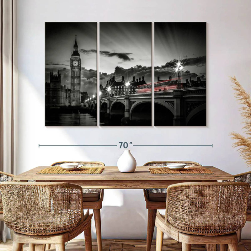 Sireci Westminster Bridge Sunset, 42" H x 65" W