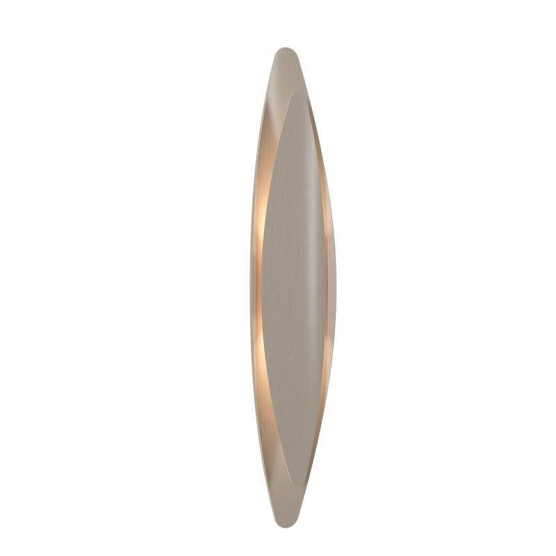 Leaf 2 - Light Flush Mounted Sconce, Organic Cappuccino