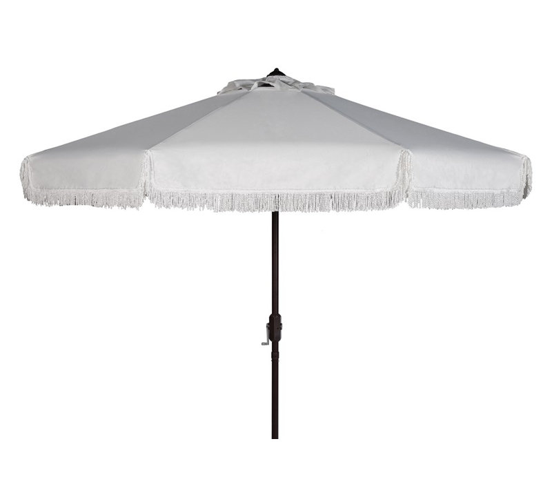 Outdoor Argentina Beach Parasol, White