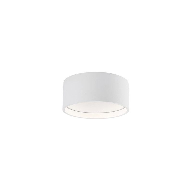 Trenton LED Outdoor Flush Mount, White