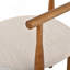 Chaise de salle à manger moderne, chaise de cuisine avec pieds en bois massif, chaises de salle à manger pour bar / restaurant et salle à manger, ensemble de 2, noyer