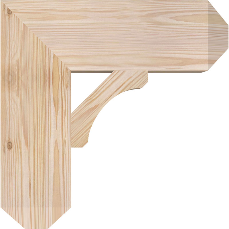 Support Endurathane Stockport, l 5 po x P 7 1/4 po x H 7 1/4 po, apprêté en usine (paquet de 4)