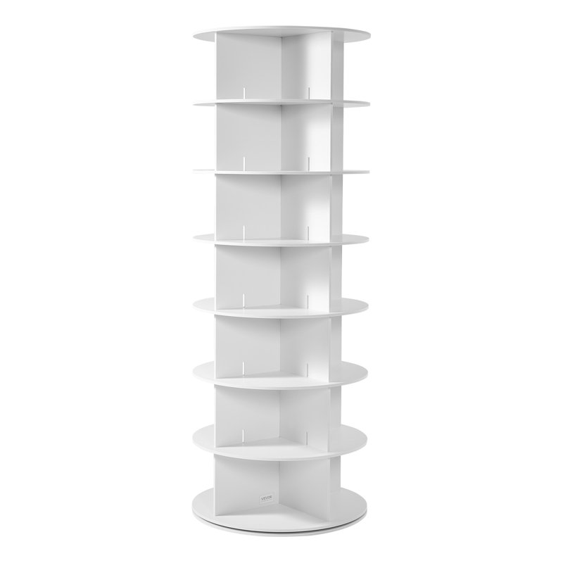 Shoe Rack, 162 cm H x 59.8 cm W x 59.8 cm D, White