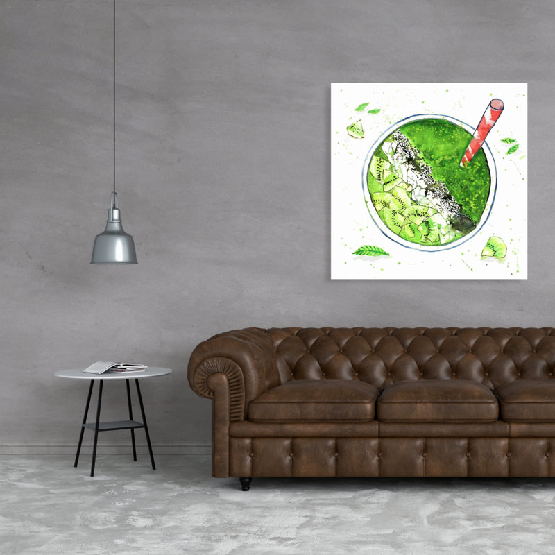 Green Smoothie - Kitchen Leaves Canvas for Home Decor