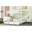 Lit superposé grand, lit en bois blanc avec couchette et design, fait de pin, rails d'économie d'espace pour les petites chambres à coucher, fabrication solide,-1519616917