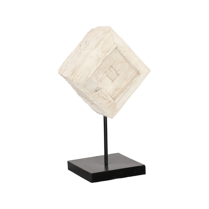 Eroded Wood Block on Stand