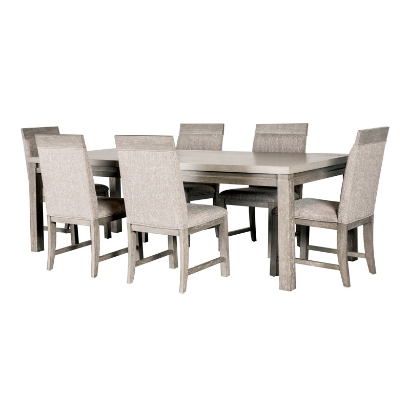 Alderville Dining Table Set, 7 Pieces: Table, 6 Chairs