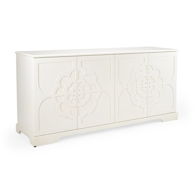 Buffet de 81 po de largeur Dickinson par Shayla Copas, Blanc