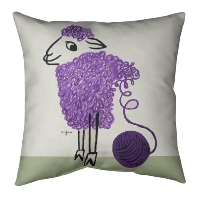 Affiche et housse de coussin carré en laine à motif rayé vintage rayonne