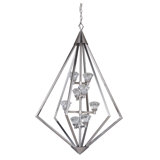 Lustre géométrique unique à 8 lumières Errico