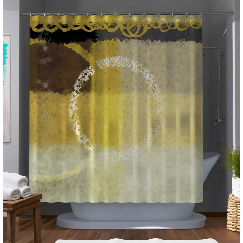 Rideau de douche abstrait Meadowlakes