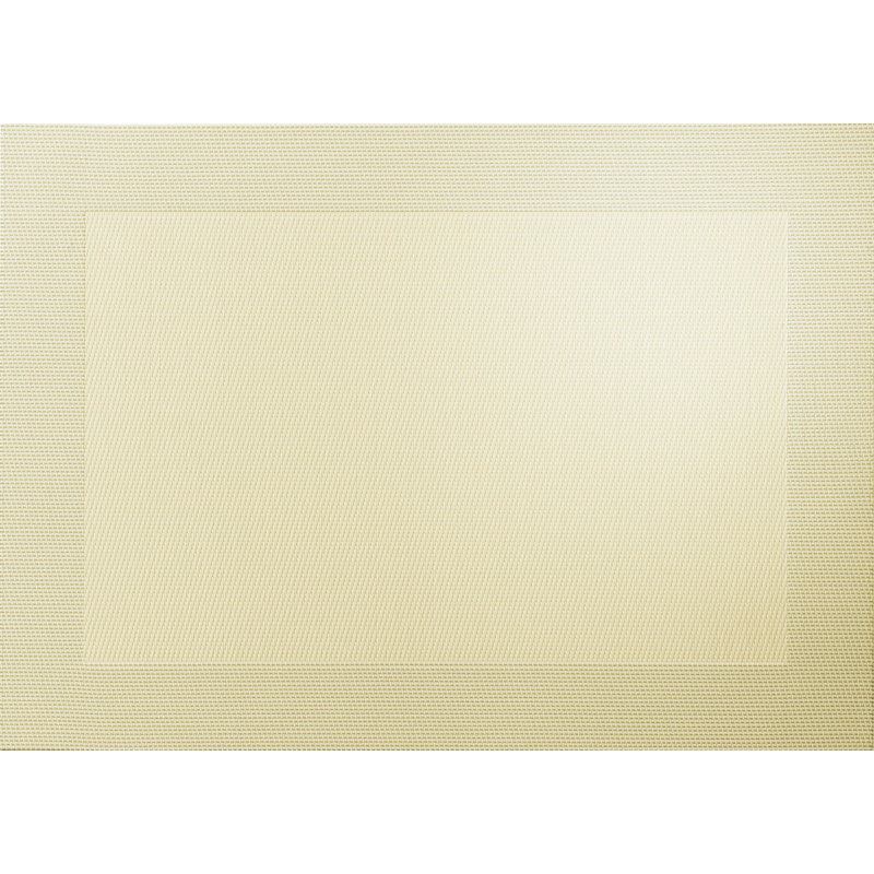 Ensemble de 4 napperons rectangulaires en vinyle, Champagne