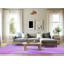 Tapis 100% à motifs lavables à la machine 2989 Pat2090-PUR-117758452