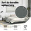Cadre de lit, base de lit tapissier en tissu, sans matelas-183487248-183487340-164287535