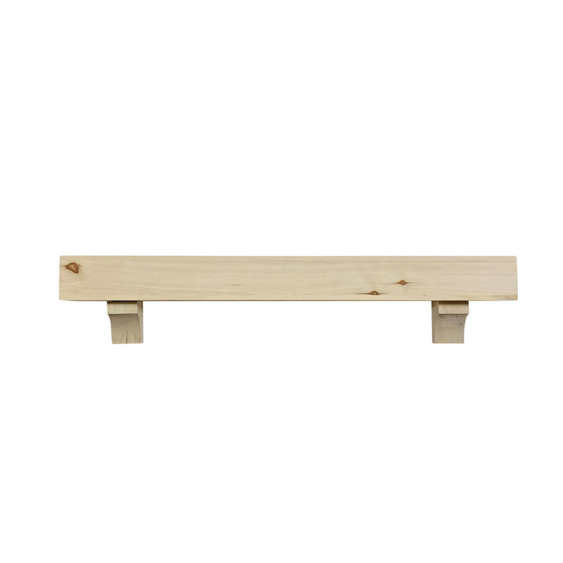Mulligan Hand Carved Wood Mantel, 60"