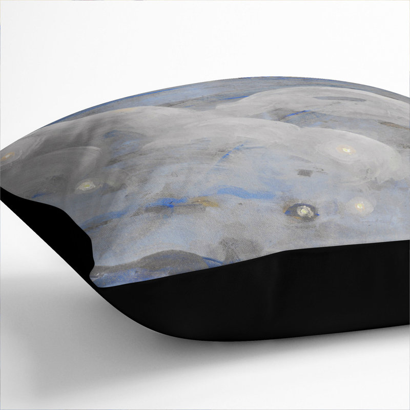 Sparks Vol.1 Scatter Cushion, 55cm H x 55cm W x 20cm D, Black