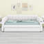 Elegant Upholstered Platform Bed with USB Connectivity and Trundle-1393922846
